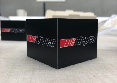 Repco microphone cubes - Mic Logo Branding