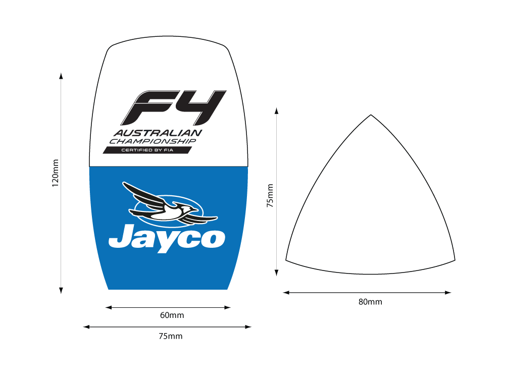 Jayco Formula 4 – Windsox Windsock – Mic Logo Branding