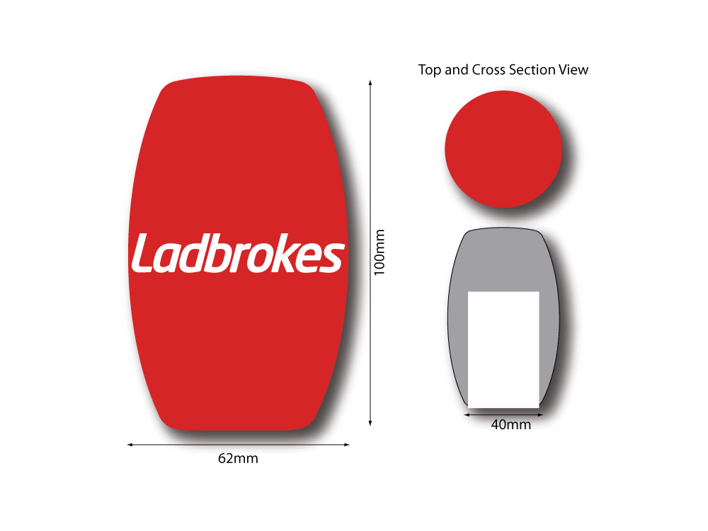 Ladbrokes Online – Windscreen – Mic Logo Branding
