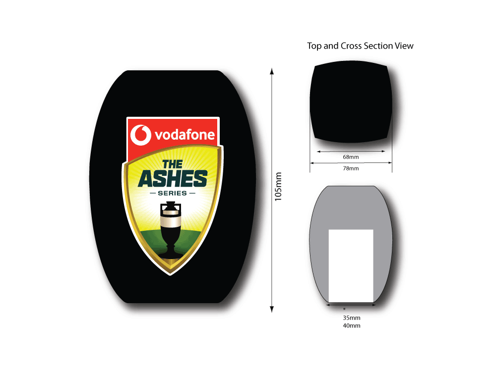 The Ashes Cricket 7 – Windsock – Mic Logo Branding