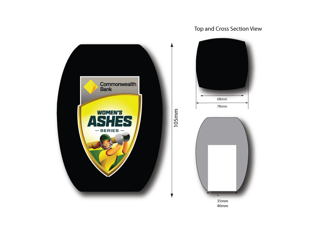 Womens Ashes on 7 – Windsock – Mic Logo Branding