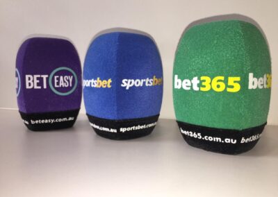 custom microphone covers for Sportsbet