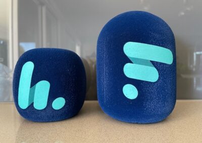 custom microphone cover for Hit Radio Network